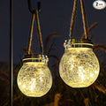 ROSHWEY Solar Lantern Gifts for Women, 2 Pack Hanging Garden Decor Lights by ROSHWEY