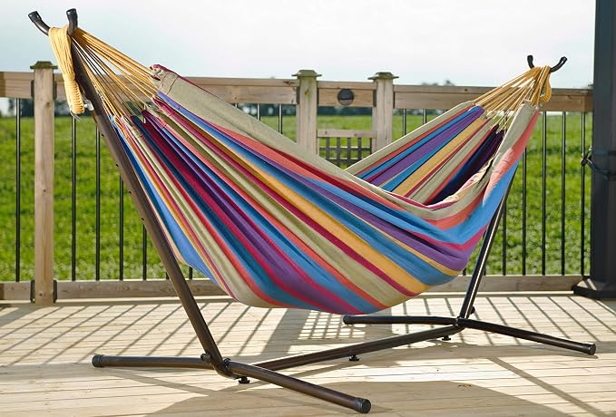 Vivere Double Cotton Hammock - Image 2