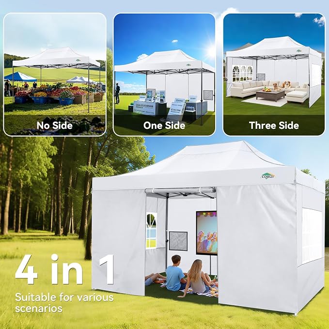 COBIZI 10x15 Pop up Canopy Tent Heavy Duty - Image 5