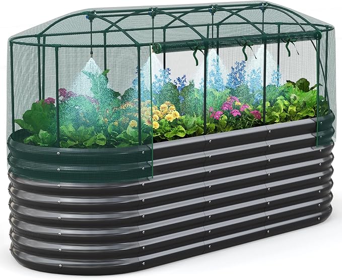 Quictent Galvanized Raised Garden Bed Kit by QUICTENT