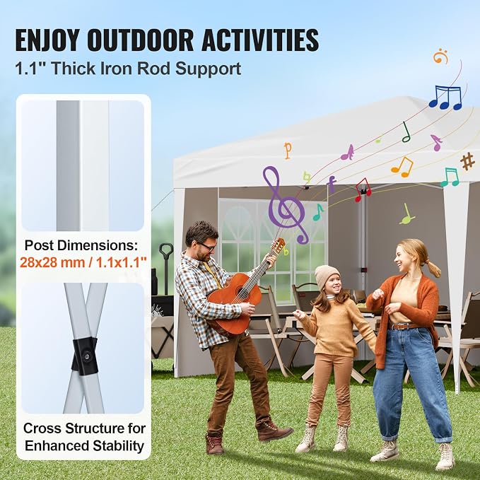 VEVOR Pop Up Canopy, 10 x 20 FT Instant Canopy Portable Gazebo - Image 4
