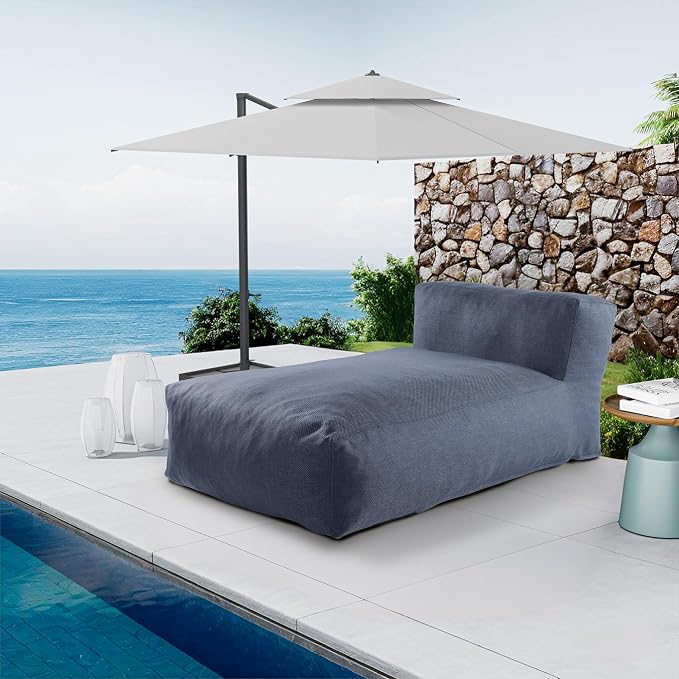 Outdoor Bean Bag Lounger Chair, Big Comfy Outdoor Daybed - Image 3