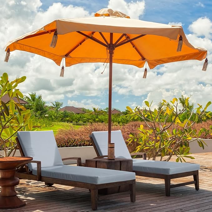 Patelai 2 Pcs Outdoor Chaise Lounge Cushions - Image 7