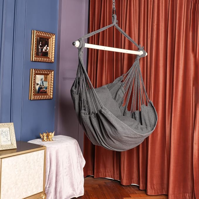 Highwild Hammock Chair Hanging Rope Swing - Image 8
