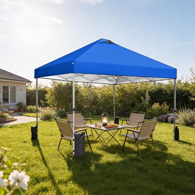 OLIXIS 10x10ft Pop Up Canopy Tent, Heavy Duty 1-Person One Push Setup, Portable - Image 7