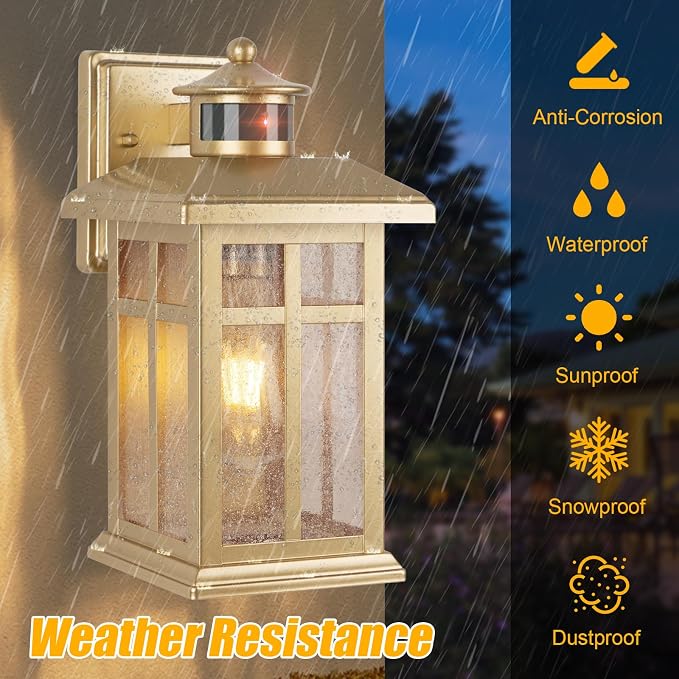 Outdoor Light Fixture Motion Sensor, Modern Wall Lights, Outdoor Garage Light - Image 7