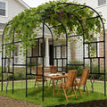 DoCred Garden Arch Trellis, 87in H x 118in L Large Garden Arch Arbor Trellis by DoCred