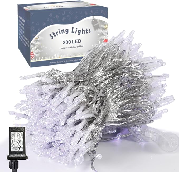 LJLNION 300 LED String Lights Outdoor Indoor, Extra Long 98.5FT Super Bright - Image 7