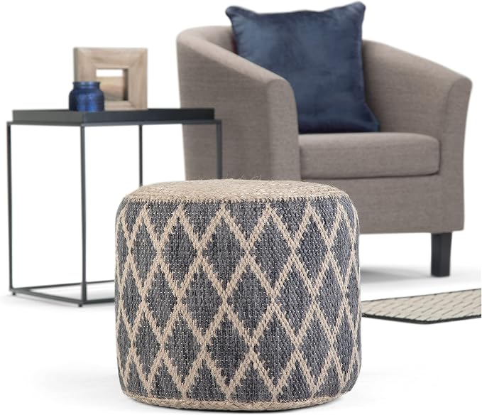 SIMPLIHOME Edgeley Round Pouf - Image 4