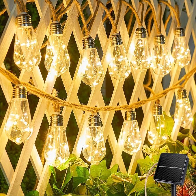 Brightown 30FT Solar String Lights Outdoor by Brightown
