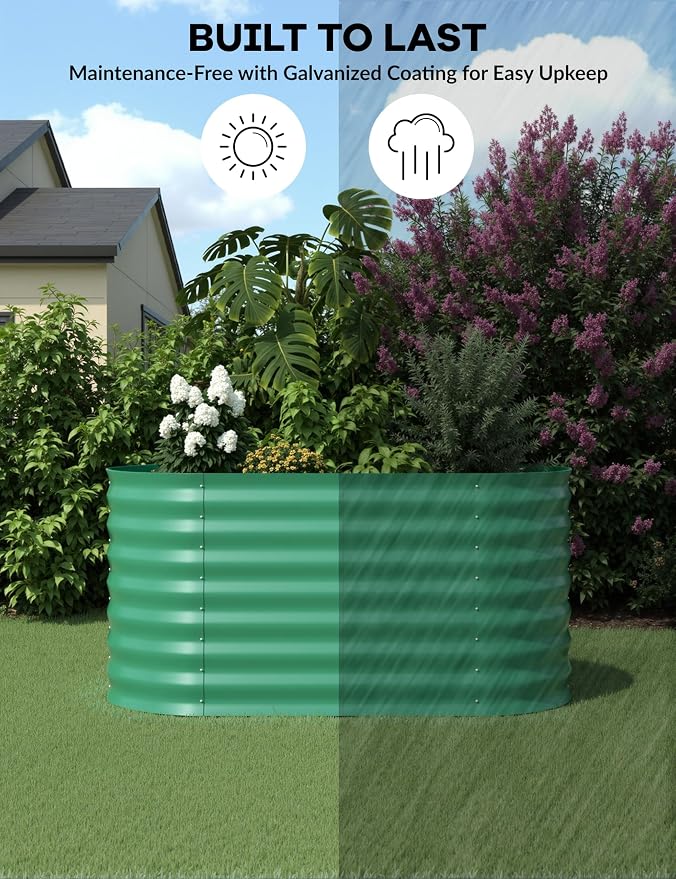 2 Pcs Raised Garden Beds Outdoor 4x2x2 ft - Image 6