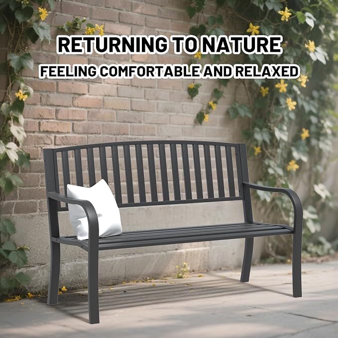 YLGJ&TIDY 50 Inches Garden Benches - Image 4