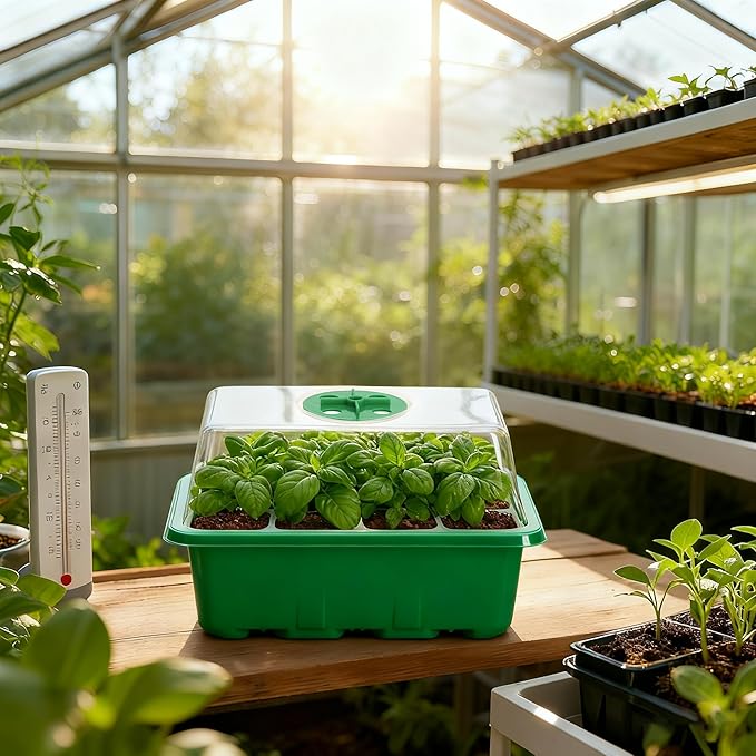 Bonviee 5-Pack Seed Starter Trays, Seed Starter Kit - Image 8
