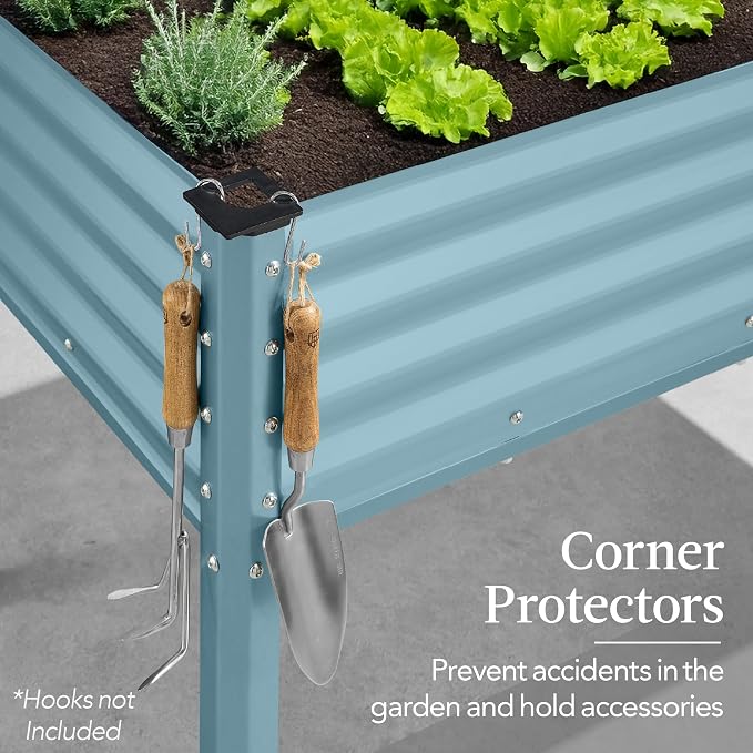 Best Choice Products 48x24x30in Galvanized Raised Garden Bed, Metal Elevated - Image 7