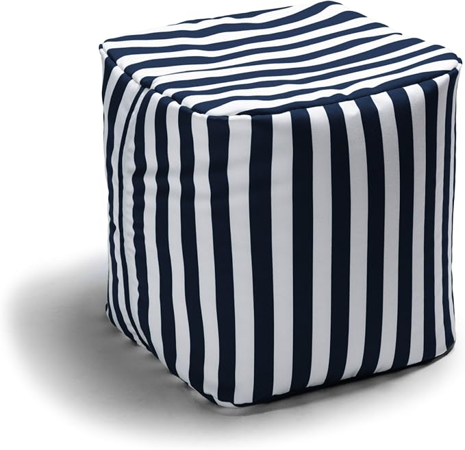 Jaxx Luckie Outdoor Patio Bean Bag Ottoman by Jaxx