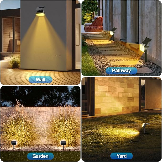 108 LED Solar Spot Lights Outdoor, Solar Lights Outdoor IP65 Waterproof - Image 4