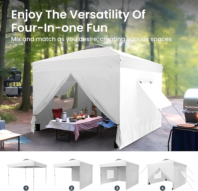 PHI VILLA 10x10 Pop Up Canopy Tent - Image 2