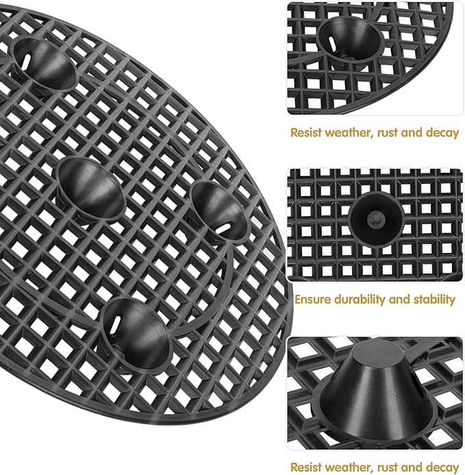 moonoom 8 Pcs Plants Pot Elevator, 12 Inch Plastic Flower Plant Stands - Image 3
