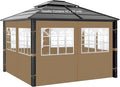 Gazebo Privacy Curtains 10' x 10' by Aonear