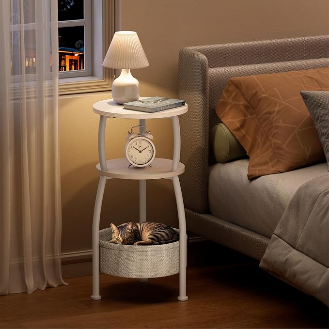 Small Round Side Table for Living Room - Image 5