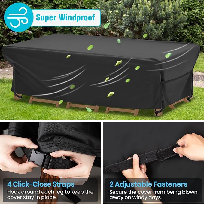 Velway Patio Table Chairs Set - Image 2