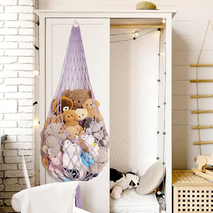 Upgrade Stuffed Animal Hammock Corner or Wall Hanging Net - Image 8