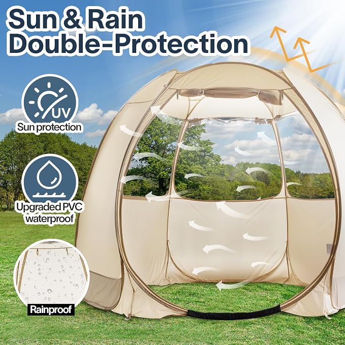 Alvantor® Screen House Gazebo, Pop Up Igloo Screened Canopy Tent - Image 5
