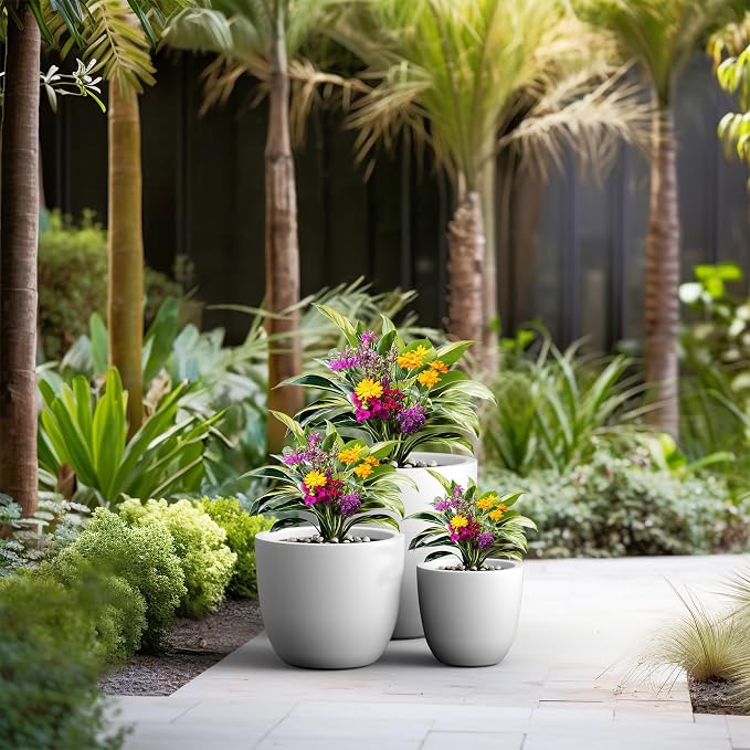 Kante 18", Outdoor Indoor Large Planter Pots - Image 6