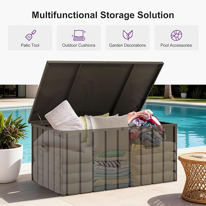 PURPLE LEAF 7 Pieces Patio Dining Set - Image 3