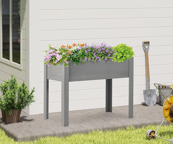 SoliWood Set of 2 Raised Garden Bed - Image 2
