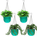 Meanplan 4 Pcs Self Watering Hanging Planter Indoor 6.5 Inch Hanging Baskets by Meanplan