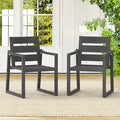 HDPS Patio Dining Chairs Set of 2, by COZYMAN