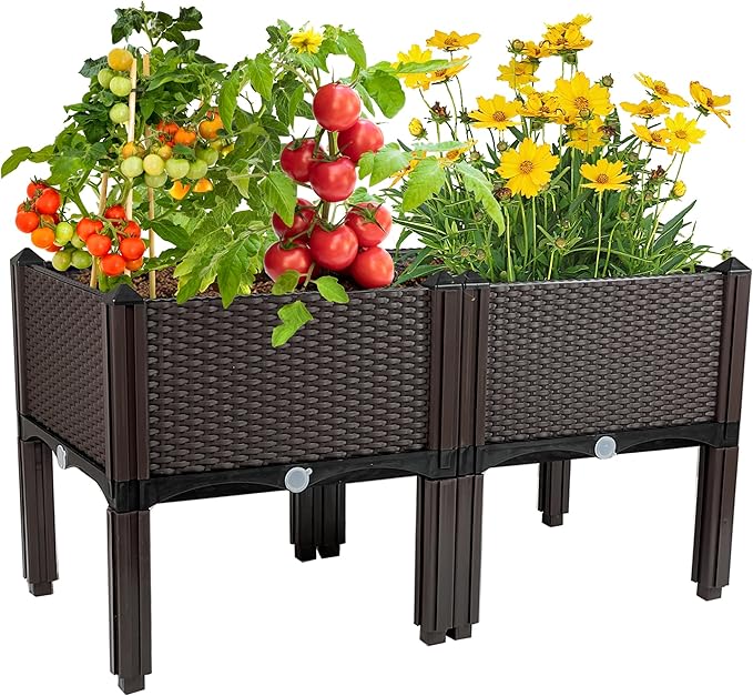 Raised Garden Bed with Legs Planters by TDDSS