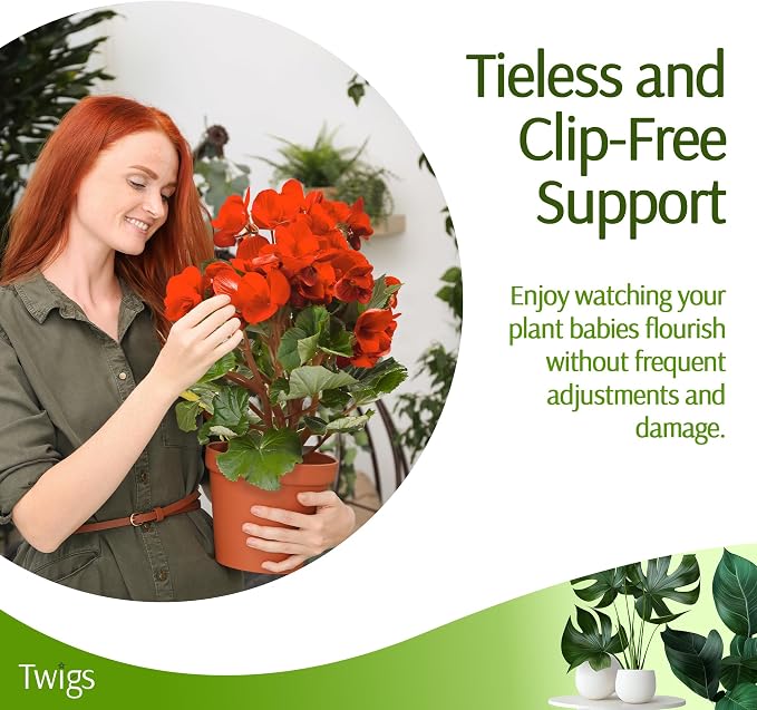 Plant Support Stakes for Indoor & Outdoor Use, Durable Trellis Alternative for - Image 3
