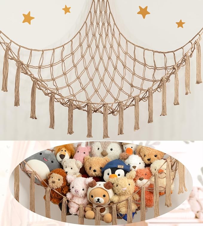 Stuffed Animal Storage Hammock or Net Corner by MirolamUS