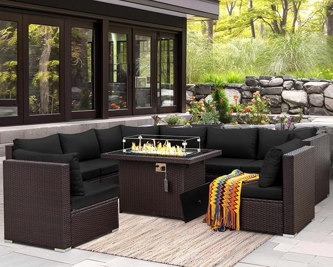 NICESOUL Modern Large Patio Furniture Set - Image 2