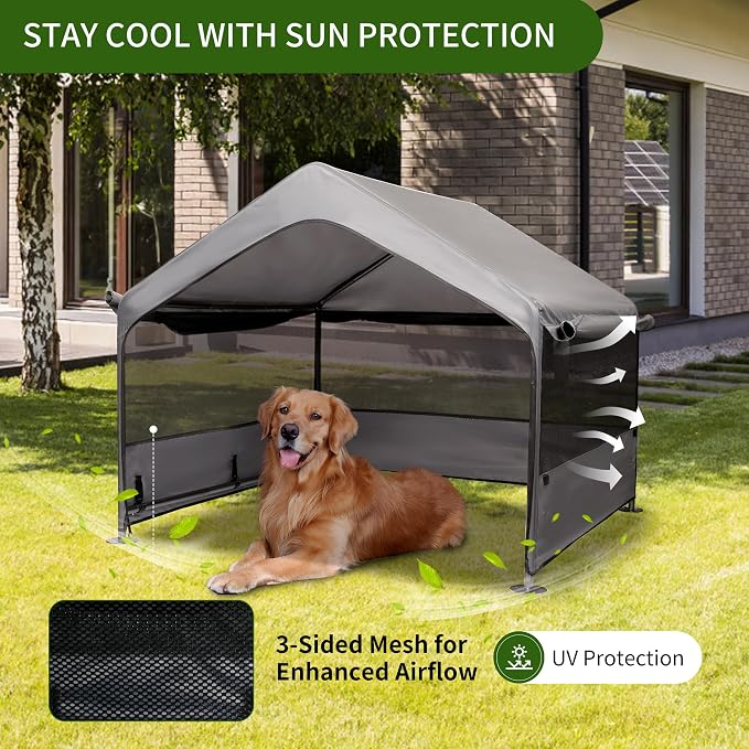 Summertrail Extra Large Dog House Outside, Dog Tent Outdoor, Big Dog Shade - Image 2