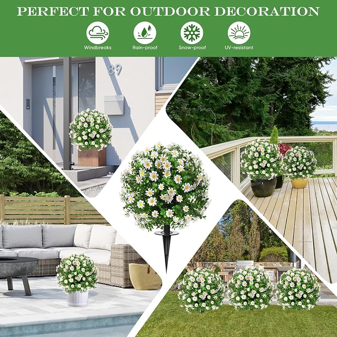 Artificial Topiary Bushes for Outdoors - Image 5