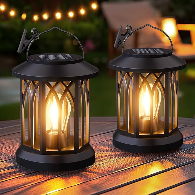 Solar Lanterns Outdoor Waterproof 4-Pack: Hanging Solar Lights - Image 7