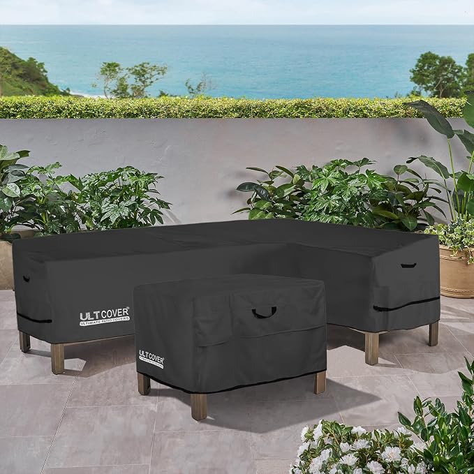 ULTCOVER Patio L-Shaped Right Facing Sofa Cover Waterproof - Image 6