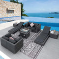 NICESOUL 9 Piece Patio Furniture Set by NICESOUL