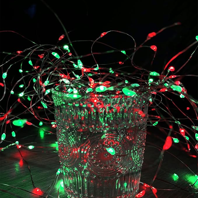 66Ft 200 LED Christmas Fairy Lights Plug in, Waterproof String Lights Outdoor & - Image 2