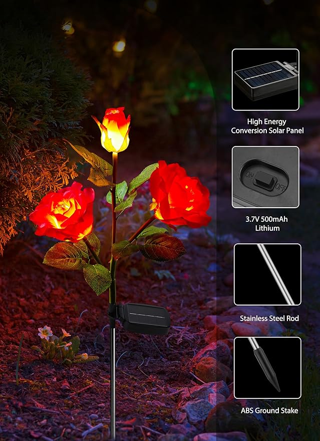 Brightown Outdoor Solar Garden Lights - Image 4
