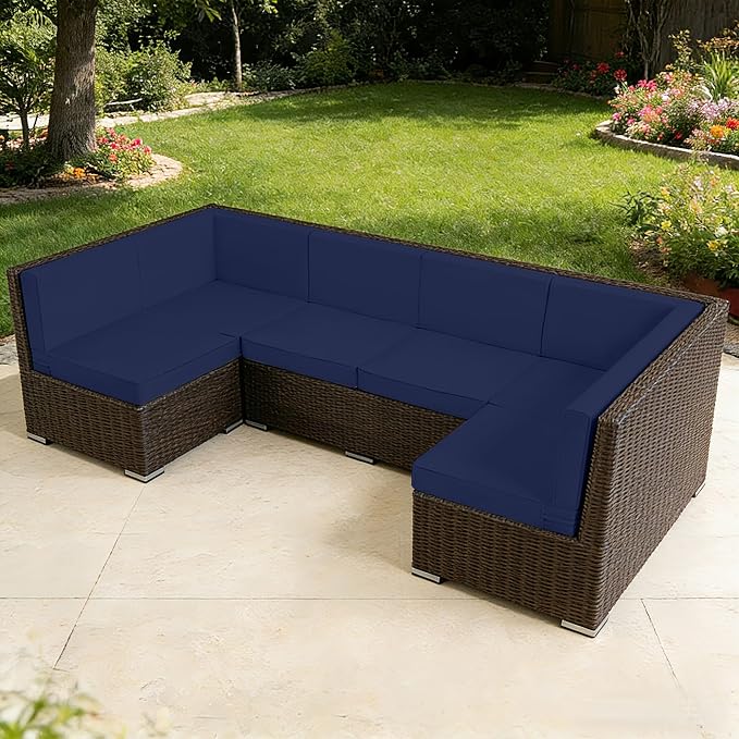 Outdoor Replacement Cushions for Patio Furniture, Splash-Resistant and - Image 6