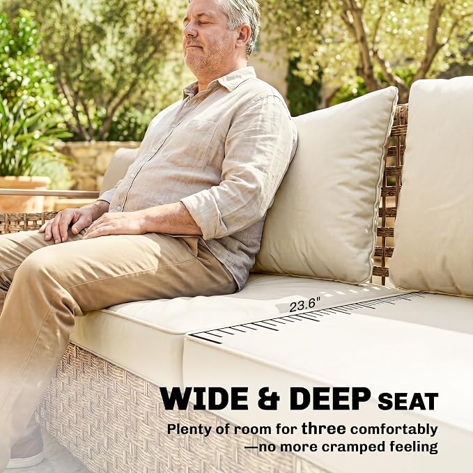 Outsunny Outdoor Patio Couch - Image 4