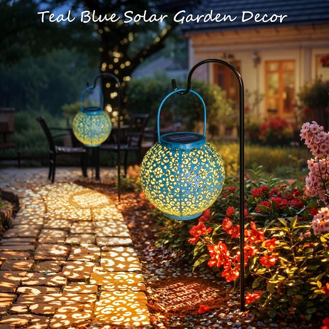 Go2garden Big Solar Outdoor Lanterns Waterproof, Gifts - Image 3