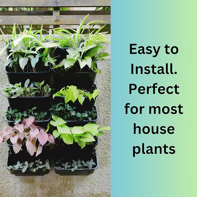 Maxona Black Color Vertical Garden Planter - Image 6