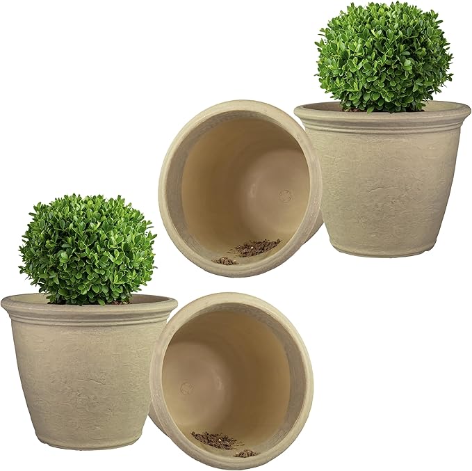 Sunnydaze 20-Inch Anjelica Large Plastic Pot by SunnydazeDecor