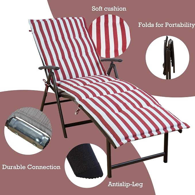 Kozyard Cozy Aluminum Reclining Lounge Chair - Image 5