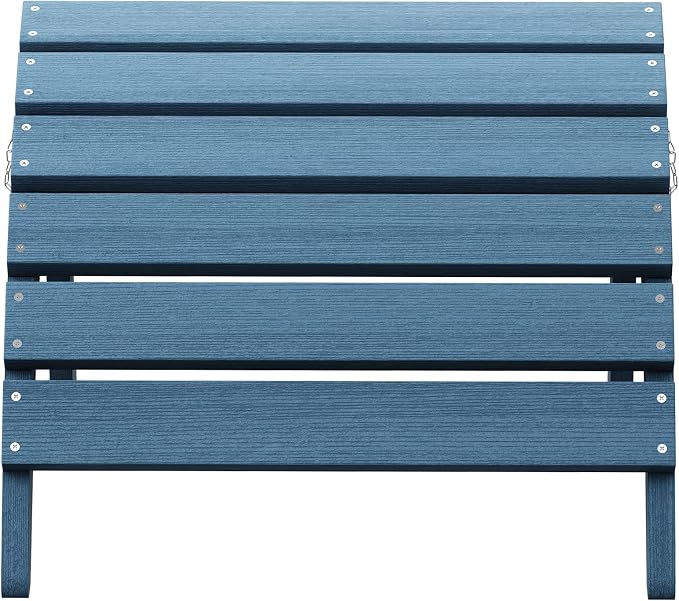 SERWALL Folding Adirondack Footrest Without Assembly, All Weather Use - Image 8